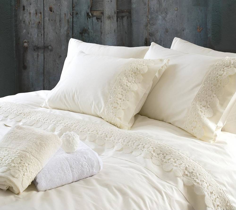 ΣΕΤ ΝΥΦΙΚΑ ΥΠΕΡΔΙΠΛΑ ΣΕΝΤΟΝΙΑ RYTHMOS OLIVINE ΕΚΡΟΥ 4ΤΜΧ RYTHMOS