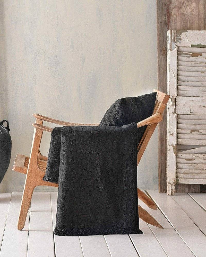 ΡΙΧΤΑΡΙ ΔΙΘΕΣΙΟ RYTHMOS KIDAL ΜΑΥΡΟ 180Χ240CM RYTHMOS