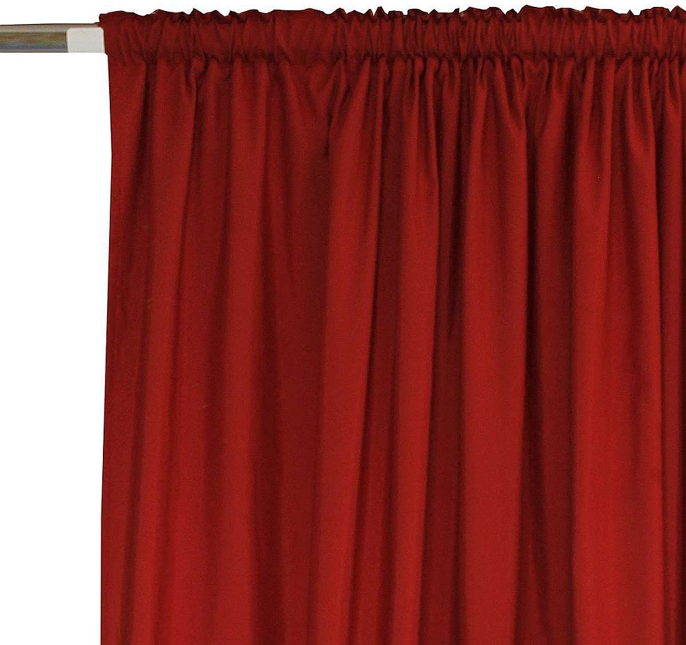 DECOCRAFT ΚΟΥΡΤΙΝΑ ΜΕ ΤΡΕΣΑ DECOCRAFT ΛΟΝΕΤΑ ΚΟΚΚΙΝΟ 140X270CM