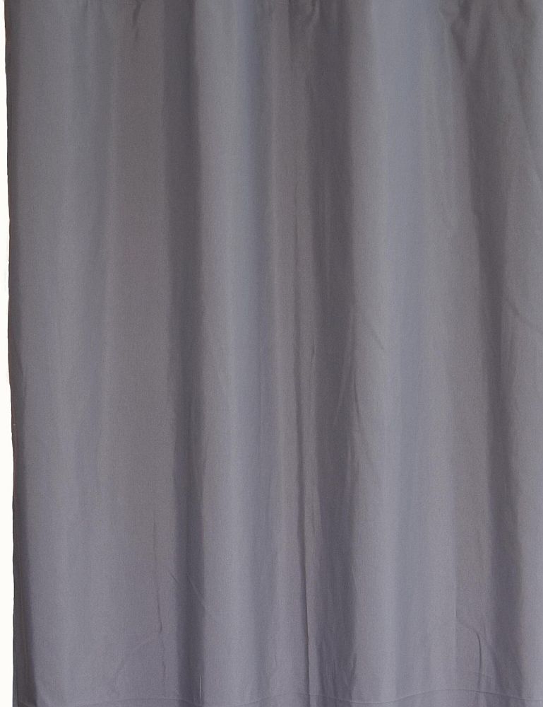 DECOCRAFT ΚΟΥΡΤΙΝΑ ΜΕ ΤΡΕΣΑ DECOCRAFT ΛΟΝΕΤΑ BASIC ΓΚΡΙ 140X270CM
