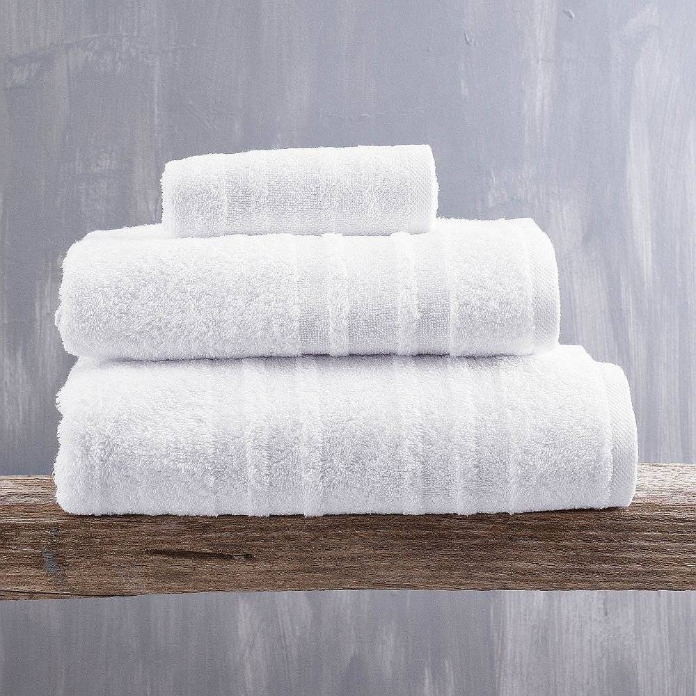 ΠΕΤΣΕΤΑ ΠΡΟΣΩΠΟΥ RYTHMOS LAURA ΛΕΥΚΟ 50Χ90CM RYTHMOS