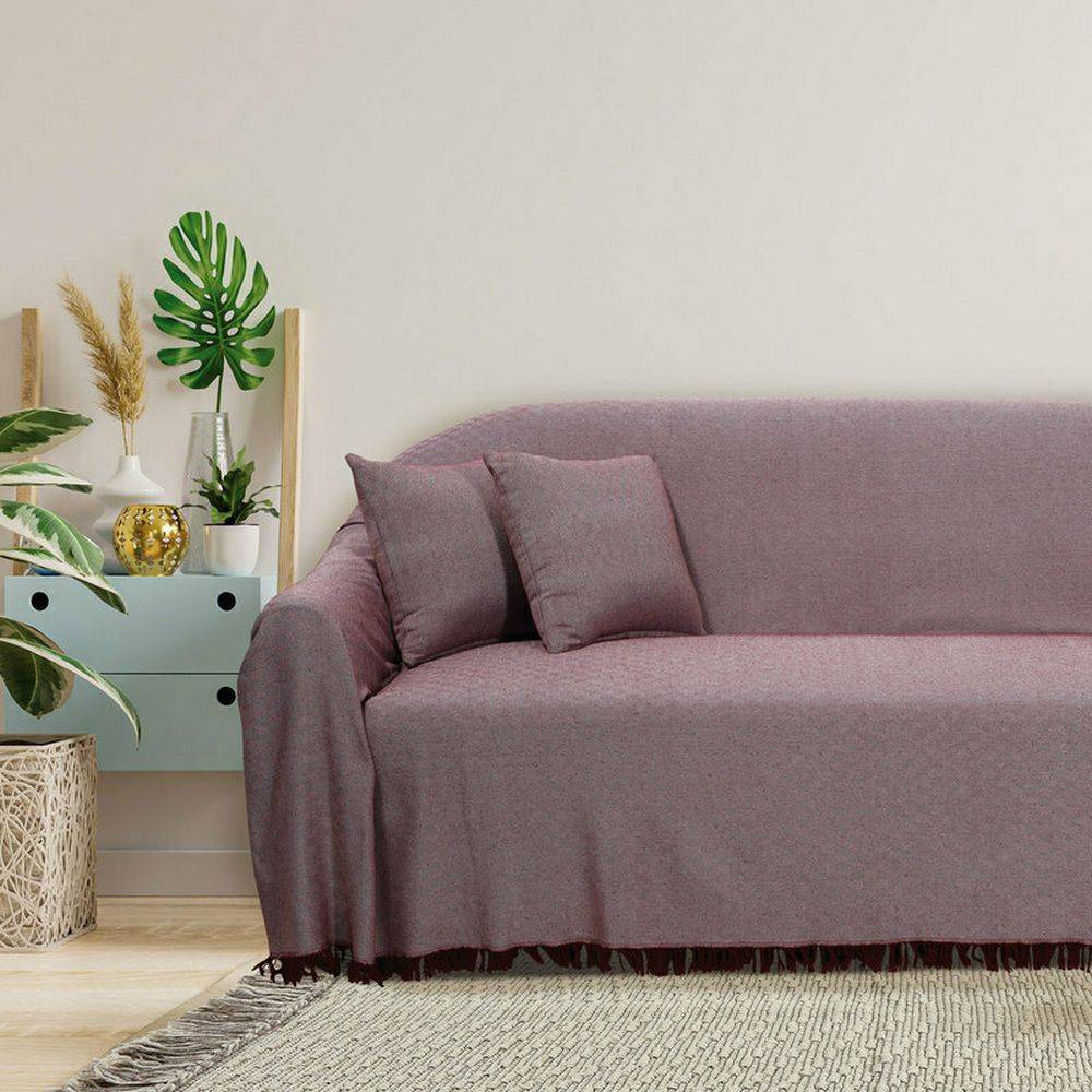 DAS HOME ΡΙΧΤΑΡΙ ΤΡΙΘΕΣΙΟ DAS HOME 0220 ΚΟΚΚΙΝΟ 180X300CM