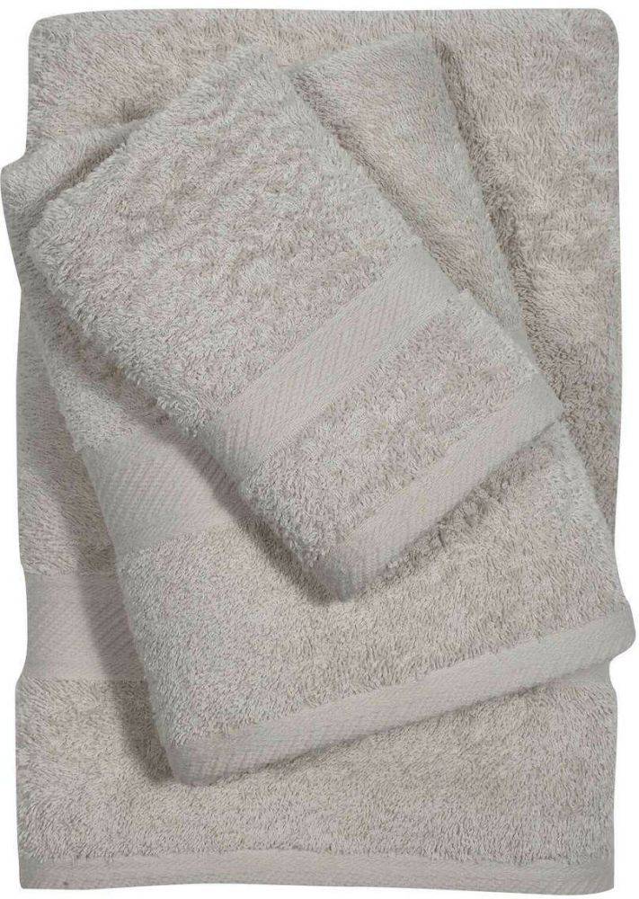 ΣΕΤ ΠΕΤΣΕΤΕΣ DAS HOME 0596 BEST ΕΚΡΟΥ-ΓΚΡΙ 3ΤΜΧ (30X50CM-50X90CM-70X140CM) DAS HOME