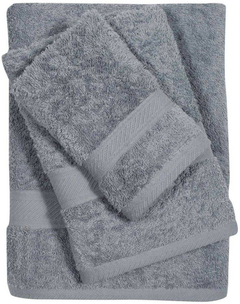 ΣΕΤ ΠΕΤΣΕΤΕΣ DAS HOME 0597 BEST ΓΚΡΙ 3ΤΜΧ (30X50CM-50X90CM-70X140CM) DAS HOME