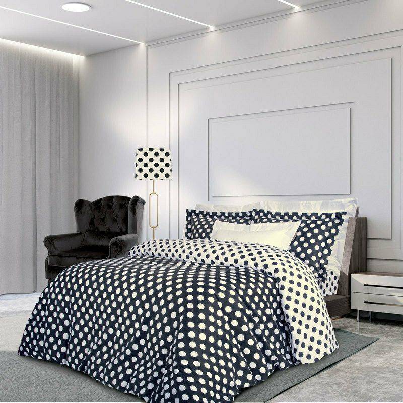 ΣΕΝΤΟΝΙΑ ΥΠΕΡΔΙΠΛΑ GREENWICH POLO CLUB 2126 ΕΚΡΟΥ-ΜΑΥΡΟ 240X260CM GREENWICH POLO CLUB