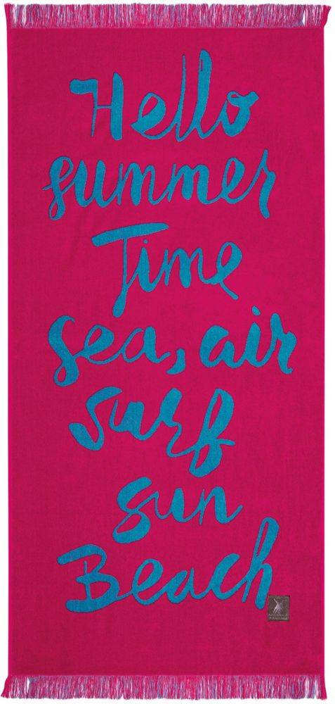 ΠΕΤΣΕΤΑ ΘΑΛΑΣΣΗΣ GREENWICH POLO CLUB 3643 ΦΟΥΞΙΑ-ΜΠΛΕ 90X170CM GREENWICH POLO CLUB