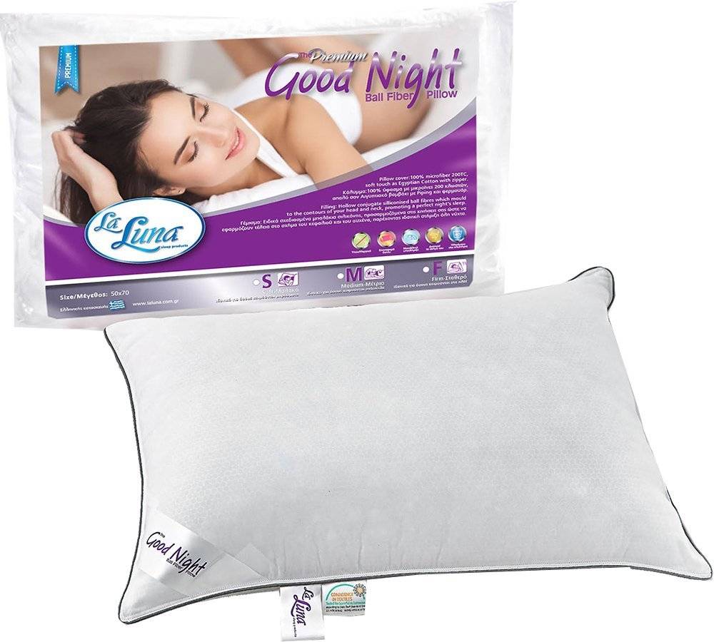 ΜΑΞΙΛΑΡΙ LA LUNA THE GOODNIGHT PREMIUM ΣΙΛΙΚΟΝΗΣ MEDIUM 50X70CM LA LUNA