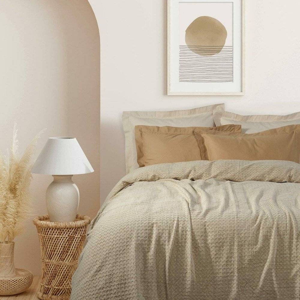 ΚΟΥΒΕΡΤΑ ΥΠΕΡΔΙΠΛΗ DAS HOME ΠΙΚΕ 0459 ΜΠΕΖ 220X240CM DAS HOME