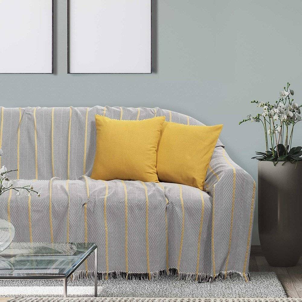 ΡΙΧΤΑΡΙ ΔΙΘΕΣΙΟ DAS HOME 0216 ΚΙΤΡΙΝΟ 180X250CM DAS HOME