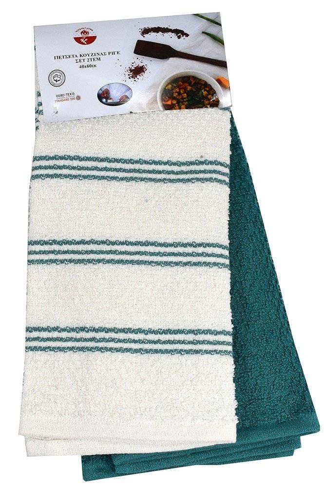 ΠΕΤΣΕΤΕΣ ΚΟΥΖΙΝΑΣ CHIOS HELLAS 2ΤΜΧ ΠΡΑΣΙΝΟ 40X60 CM CHIOS HELLAS