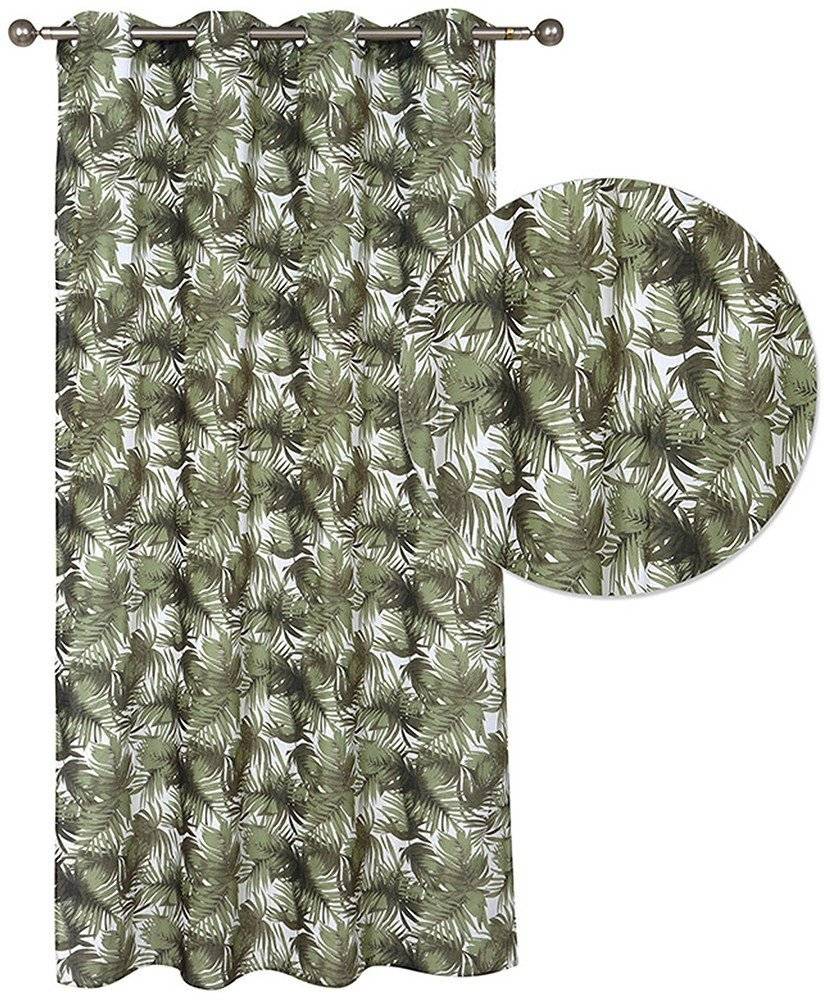 ΚΟΥΡΤΙΝΑ ΜΕ ΚΡΙΚΟΥΣ DAS HOME CURTAIN LINE 2179 ΜΕ ΚΡΙΚΟΥΣ ΕΚΡΟΥ ΛΑΔΙ 140Χ260CM