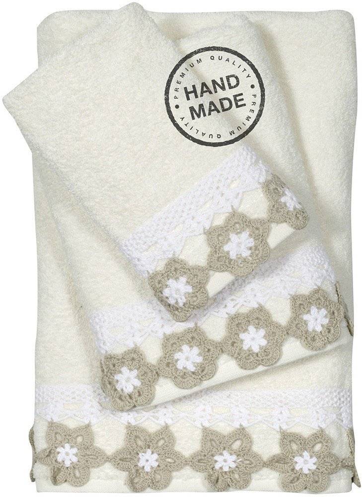 ΣΕΤ ΠΕΤΣΕΤΕΣ DAS HOME DAILY 0445 ΛΕΥΚΟ 3ΤΜΧ (30X50CM-50X90CM-70X140CM) DAS HOME