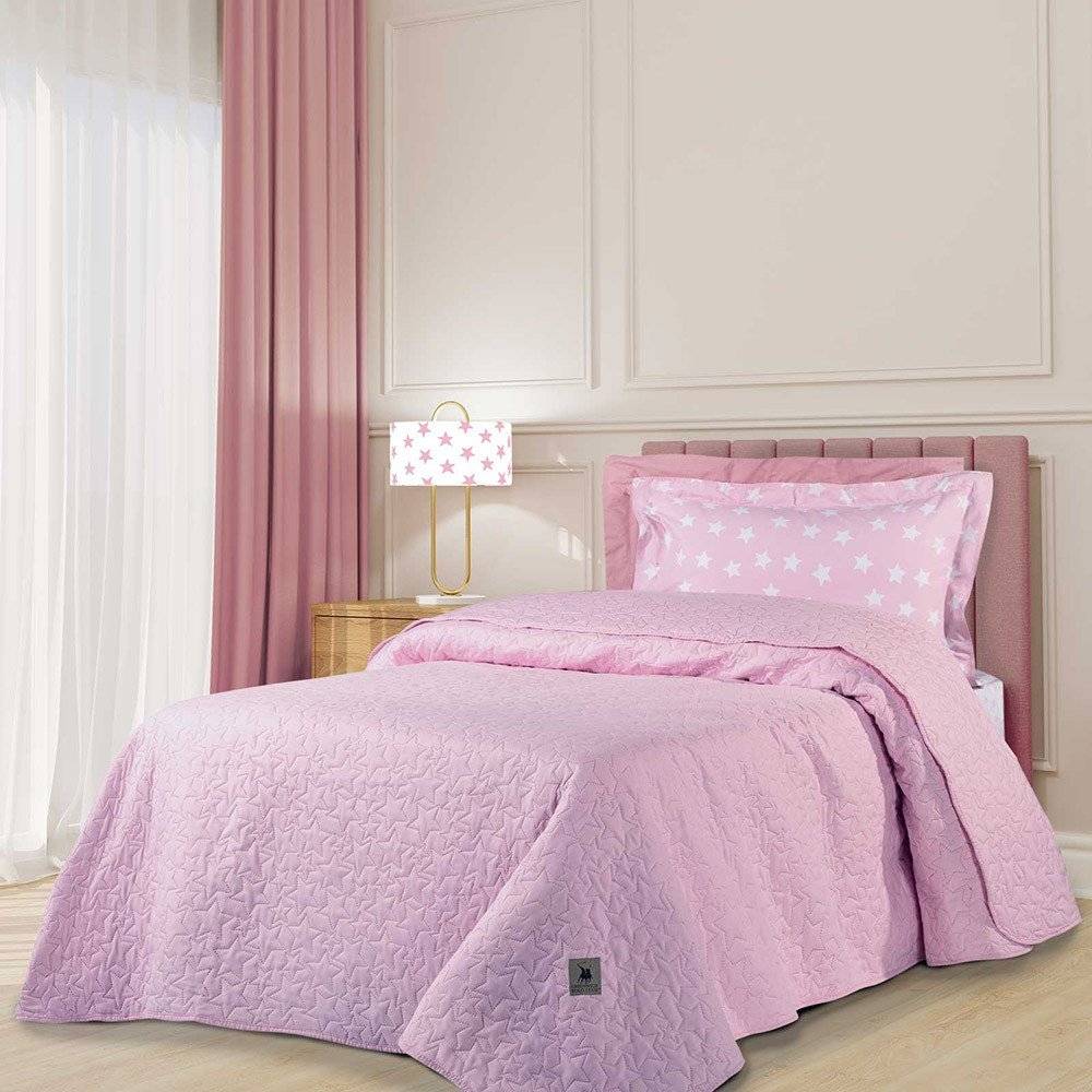 ΚΟΥΒΕΡΛΙ ΜΟΝΟ GREENWICH POLO CLUB ESSENTIAL 3412 ΡΟΖ 160X220CM GREENWICH POLO CLUB