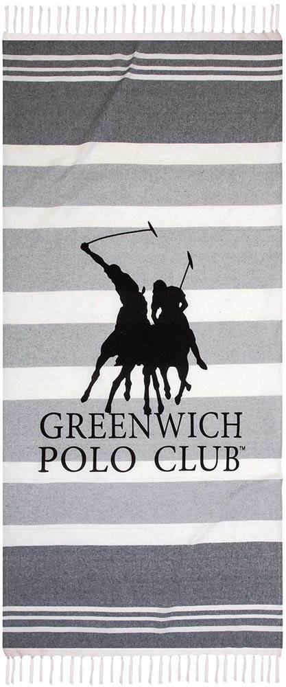 ΠΕΤΣΕΤΑ ΘΑΛΑΣΣΗΣ-ΠΑΡΕΟ GREENWICH POLO CLUB 3841 ΓΚΡΙ 80Χ170 CM