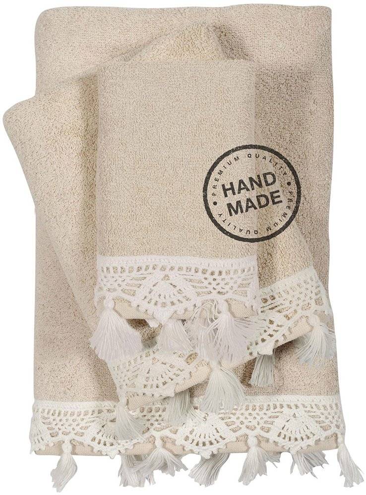 ΣΕΤ ΠΕΤΣΕΤΕΣ DAS HOME DAILY 0569 ΜΠΕΖ 3ΤΜΧ (30X50CM-50X90CM-70X140CM) DAS HOME