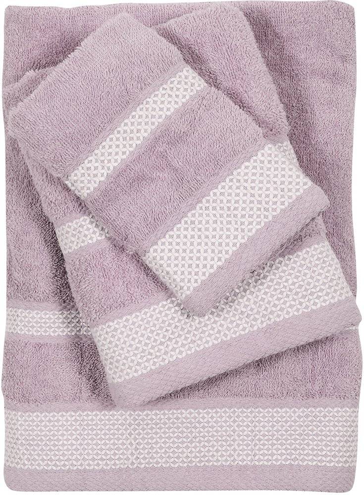 ΣΕΤ ΠΕΤΣΕΤΕΣ DAS HOME 0652 BEST ΛΙΛΑ 3ΤΜΧ (30X50CM-50X90CM-70X140CM) DAS HOME