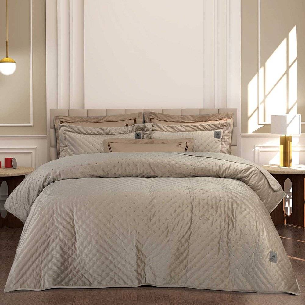 ΚΟΥΒΕΡΛΙ KING SIZE GREENWICH POLO CLUB 3432 ΜΠΕΖ 240Χ250CM GREENWICH POLO CLUB