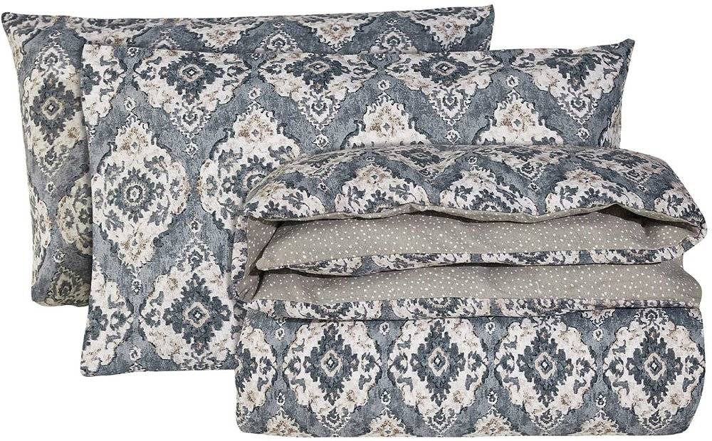 ΠΑΠΛΩΜΑΤΟΘΗΚΗ ΜΟΝΗ DAS HOME FLANNEL 9617 ΕΚΡΟΥ ΜΠΛΕ ΣΠΑΓΓΙ 160Χ240CM