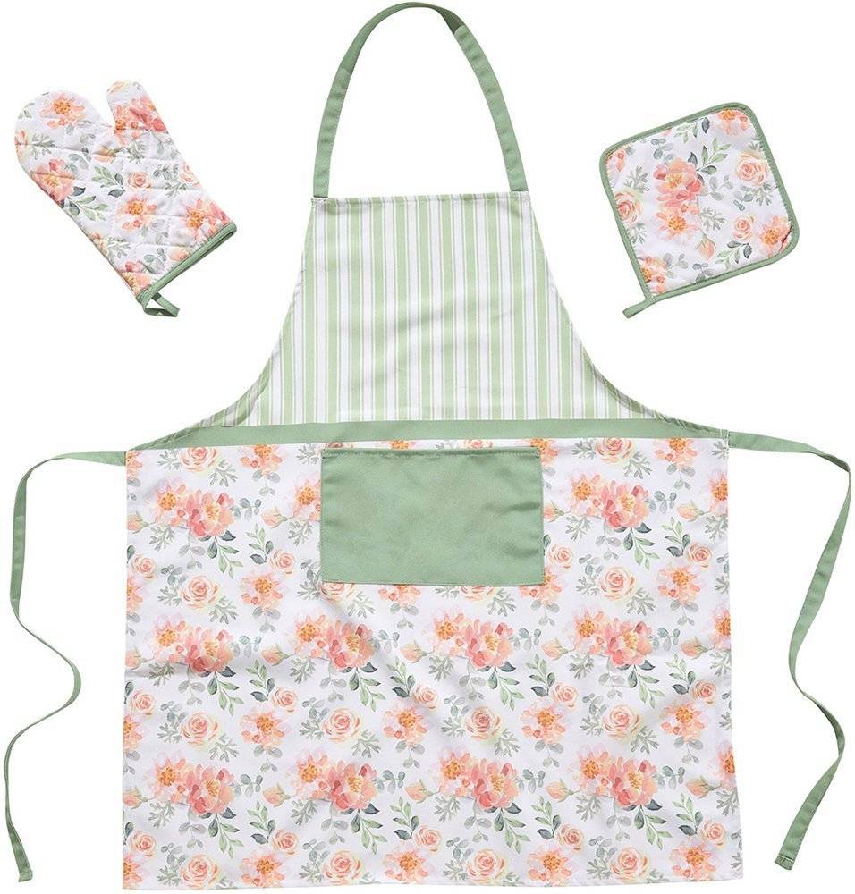 ΣΕΤ ΚΟΥΖΙΝΑΣ DAS HOME KITCHEN LINE 0720 ΛΕΥΚΟ ΠΡΑΣΙΝΟ ΣΟΜΟΝ 3TMX DAS HOME