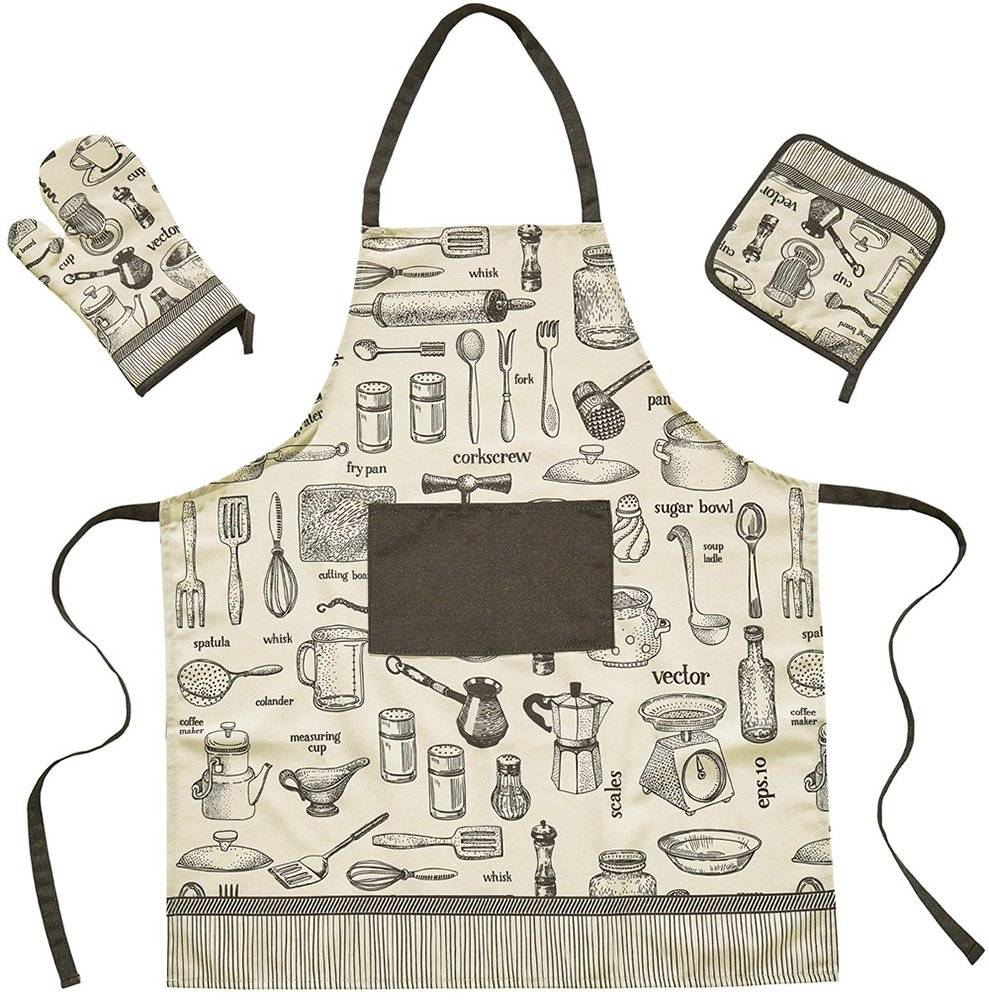 DAS HOME ΣΕΤ ΚΟΥΖΙΝΑΣ DAS HOME KITCHEN LINE 0721 ΚΡΕΜ ΜΑΥΡΟ 3TMX