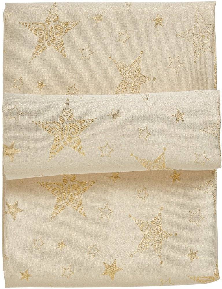 DAS HOME ΧΡΙΣΤΟΥΓΕΝΝΙΑΤΙΚO RUNNER DAS HOME 0717 ΜΕ ΣΧΕΔΙΟ ΜΠΕΖ ΧΡΥΣΟ ΠΟΛΥΕΣΤΕΡΑΣ 45X140CM