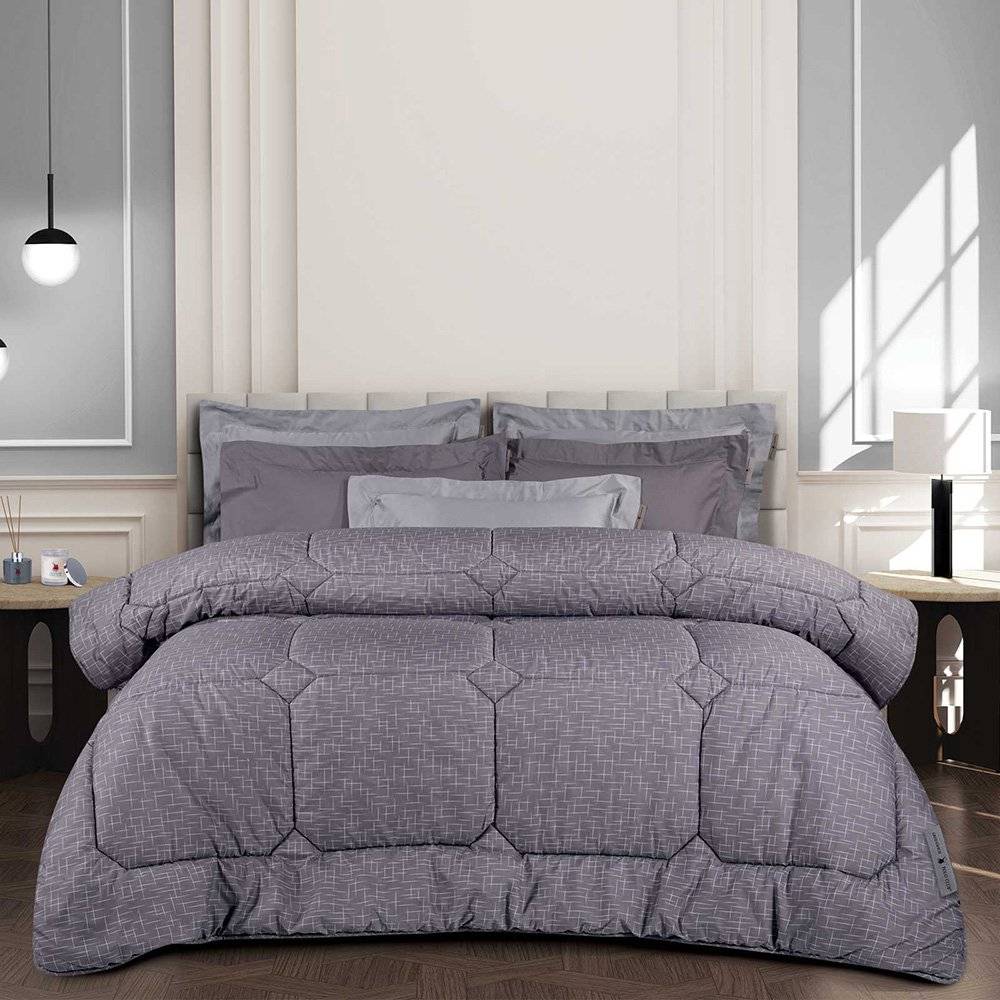 ΠΑΠΛΩΜΑ MONO GREENWICH POLO CLUB 3417 ΓΚΡΙ ΛΕΥΚΟ 160Χ240CM GREENWICH POLO CLUB