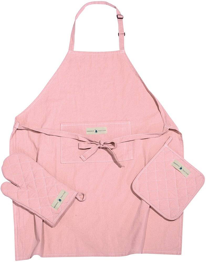 GREENWICH POLO CLUB ΣΕΤ ΚΟΥΖΙΝΑΣ GPC POLO 2639 ΡΟΖ 3ΤΜΧ