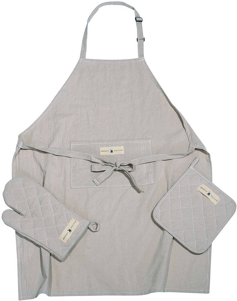 ΣΕΤ ΚΟΥΖΙΝΑΣ GPC POLO 2638 ΓΚΡΙ 3ΤΜΧ GREENWICH POLO CLUB