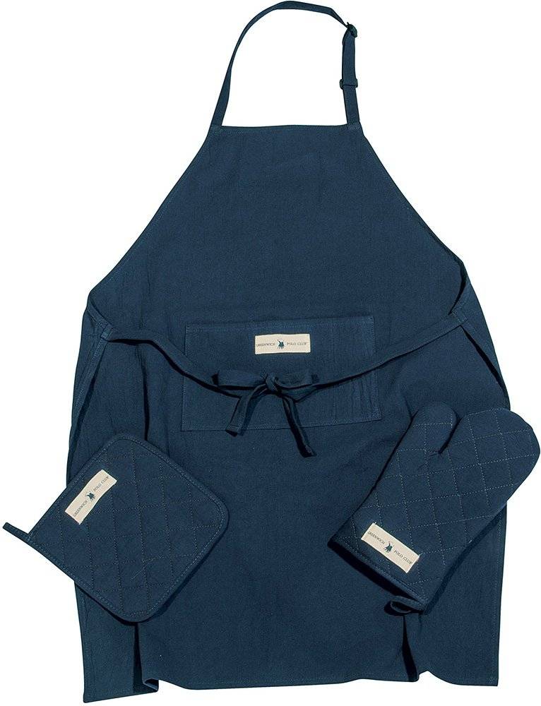 ΣΕΤ ΚΟΥΖΙΝΑΣ GREENWICH POLO CLUB 2643 ΜΠΛΕ ΣΚΟΥΡΟ 3ΤΜΧ GREENWICH POLO CLUB