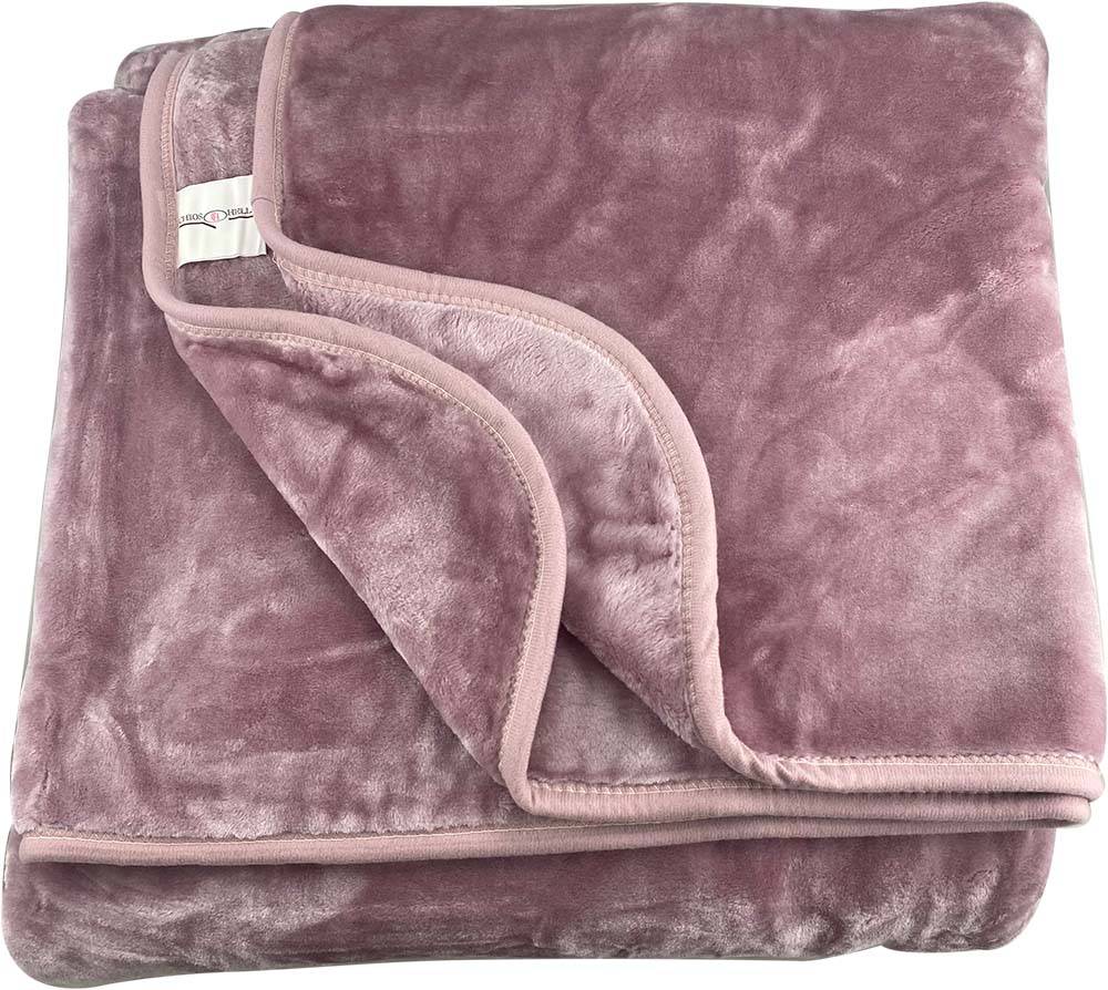 ΚΟΥΒΕΡΤΑ ΔΙΠΛΗ CHIOS HELLAS ΑΚΡΥΛΙΚΗ ΜΙΝΚ ΡΟΖ 220Χ240CM CHIOS HELLAS