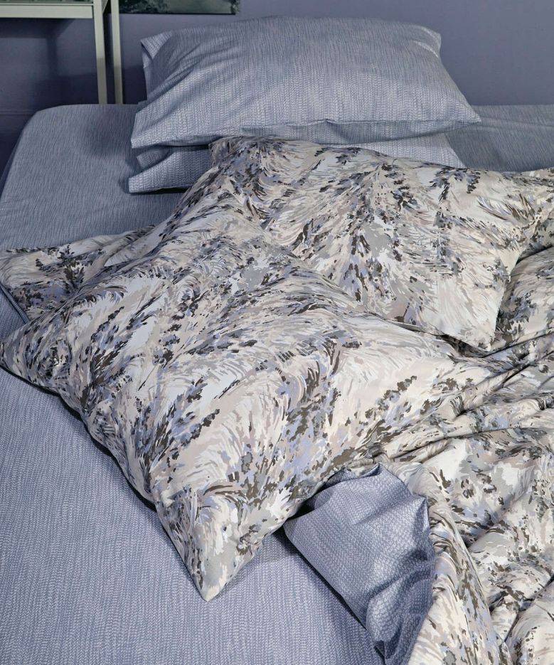 ΠΑΠΛΩΜΑ ΥΠΕΡΔΙΠΛΟ ΚΕΝΤΙΑ PAMPAS 23 GREY- WHITE 220X240CM KENTIA