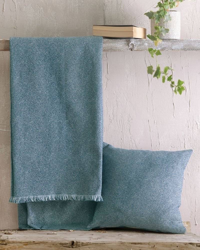 ΡΙΧΤΑΡΙ RYTHMOS TUSCA ΖΑΚΑΡ ΜΠΛΕ (160CMX180CM) RYTHMOS