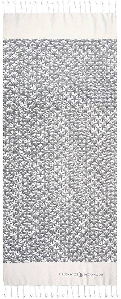 ΠΕΤΣΕΤΑ ΘΑΛΑΣΣΗΣ - ΠΑΡΕΟ GREENWICH POLO CLUB 3667 ΓΚΡΙ - ΕΚΡΟΥ (180X80CM) GREENWICH POLO CLUB