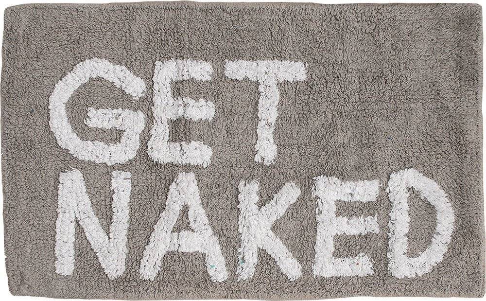 ΤΑΠΕΤΟ ΜΠΑΝΙΟΥ ESTIA GET NAKED ΒΑΜΒΑΚΕΡΟ ΓΚΡΙ 50X80CM ESTIA