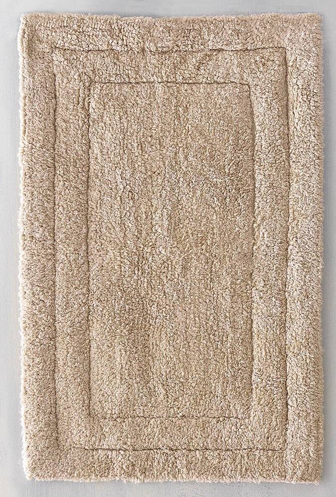 ΤΑΠΕΤΟ ΜΠΑΝΙΟΥ RYTHMOS SENNA ΒΑΜΒΑΚΕΡΟ ΜΠΕΖ (50X80CM) RYTHMOS