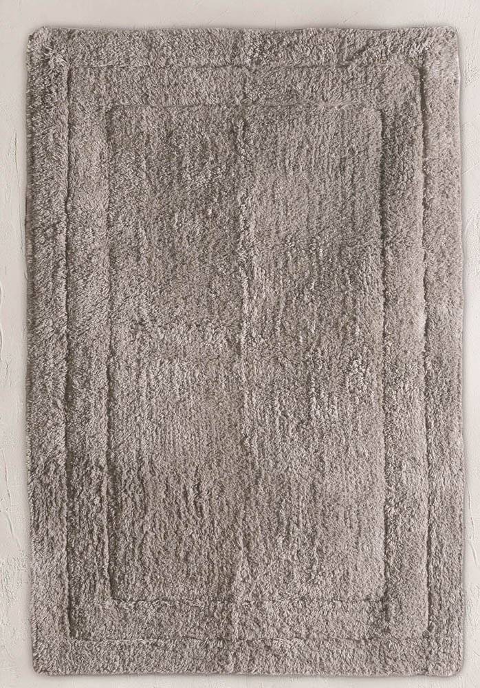 ΤΑΠΕΤΟ ΜΠΑΝΙΟΥ RYTHMOS SENNA ΒΑΜΒΑΚΕΡΟ ΓΚΡΙ-ΚΑΦΕ (50X80CM) RYTHMOS