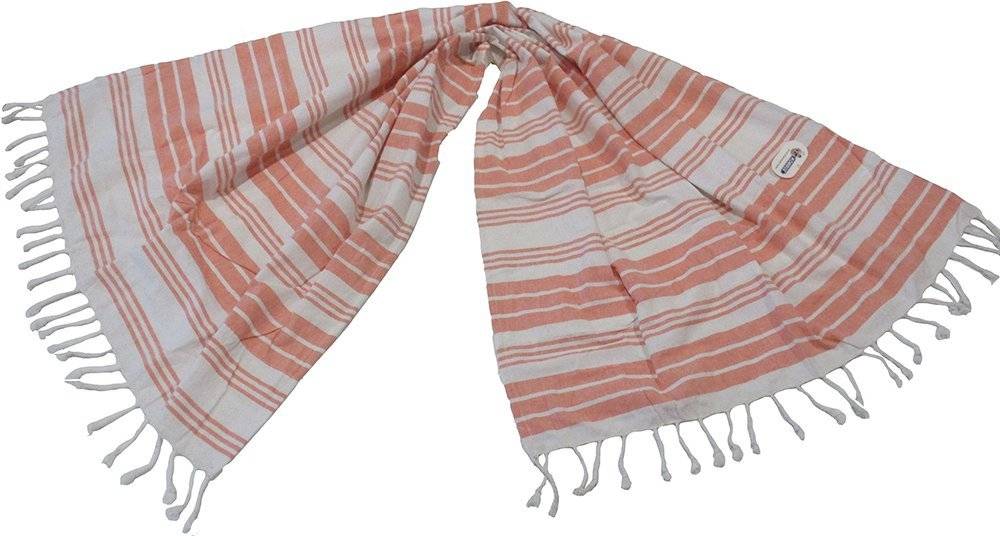 LE BLANC ΠΕΤΣΕΤΑ ΘΑΛΑΣΣΗΣ-ΠΑΡΕΟ LE BLANC ΔΥΟ ΟΨΕΩΝ ΜΕ ΡΙΓΕΣ ΣΟΜΟΝ (90CMX170CM)