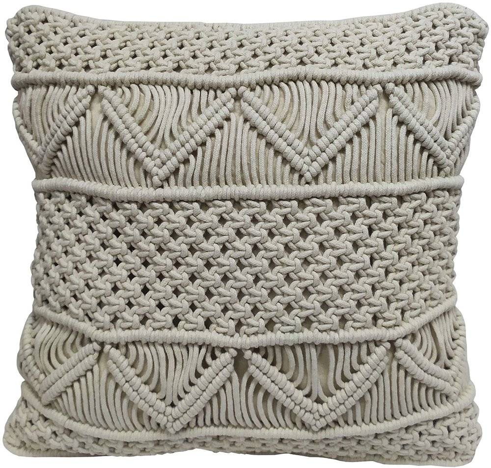 ΚΟΜΒΟΣ ΔΙΑΚΟΣΜΗΤΙΚΟ ΜΑΞΙΛΑΡΙ ΚΟΜΒΟΣMACRAME ΒΑΜΒΑΚΕΡΟ (40CMX40CM)