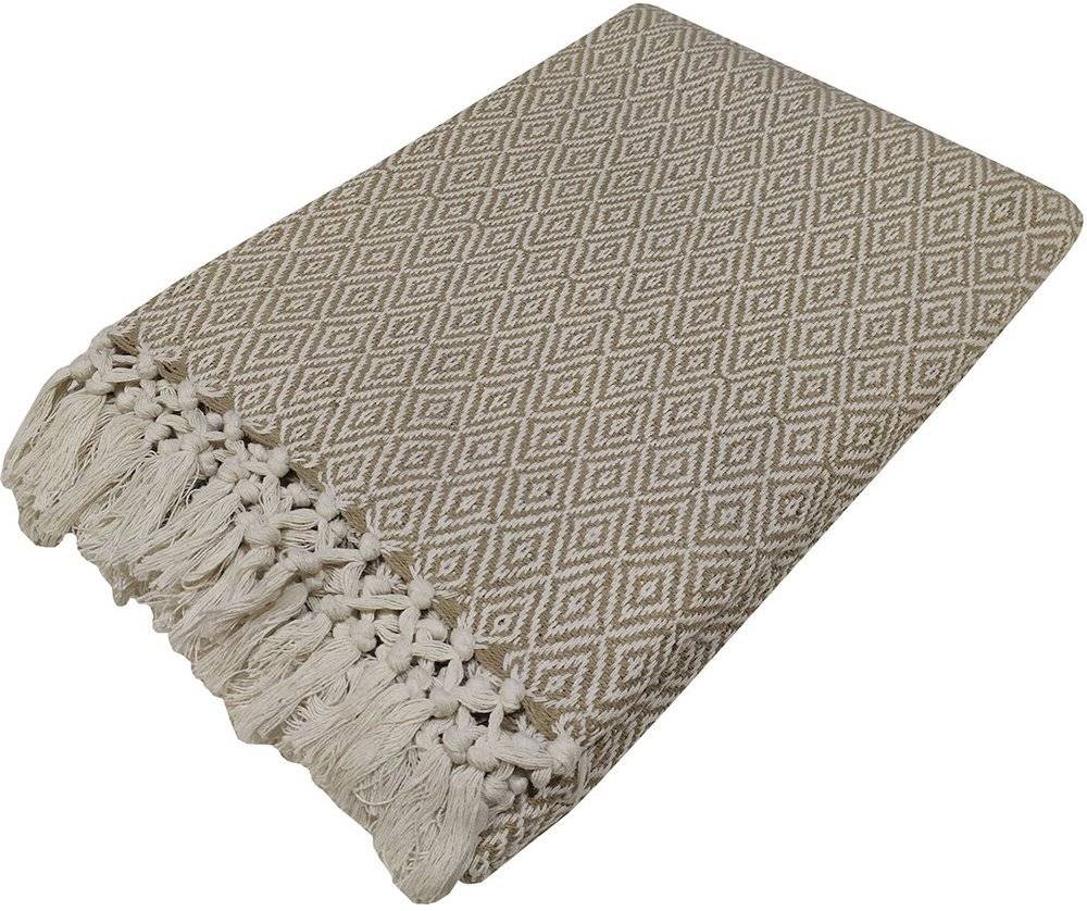 ΚΟΜΒΟΣ ΡΙΧΤΑΡΙ ΔΙΘΕΣΙΟ ΚΟΜΒΟΣ ΒΑΜΒΑΚΕΡΟ DIAMOND ΜΠΕΖ (180CMX250CM)