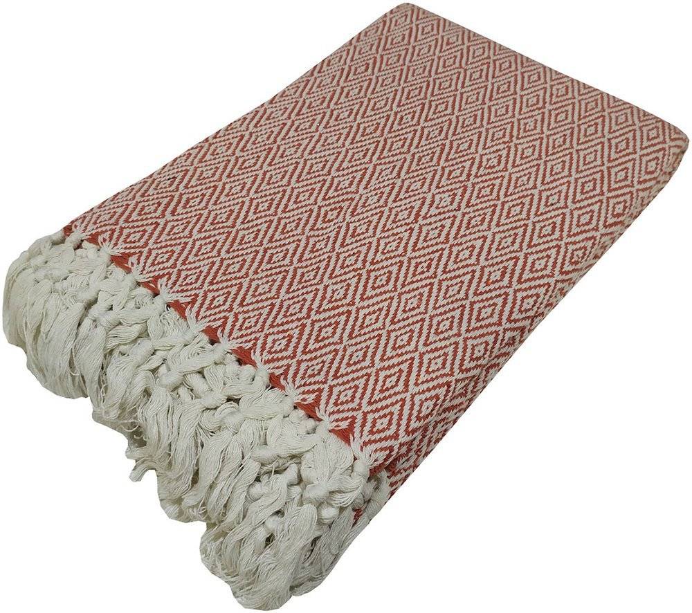 ΚΟΜΒΟΣ ΡΙΧΤΑΡΙ ΔΙΘΕΣΙΟ ΚΟΜΒΟΣ ΒΑΜΒΑΚΕΡΟ DIAMOND ΚΟΚΚΙΝΟ (180CMX250CM)