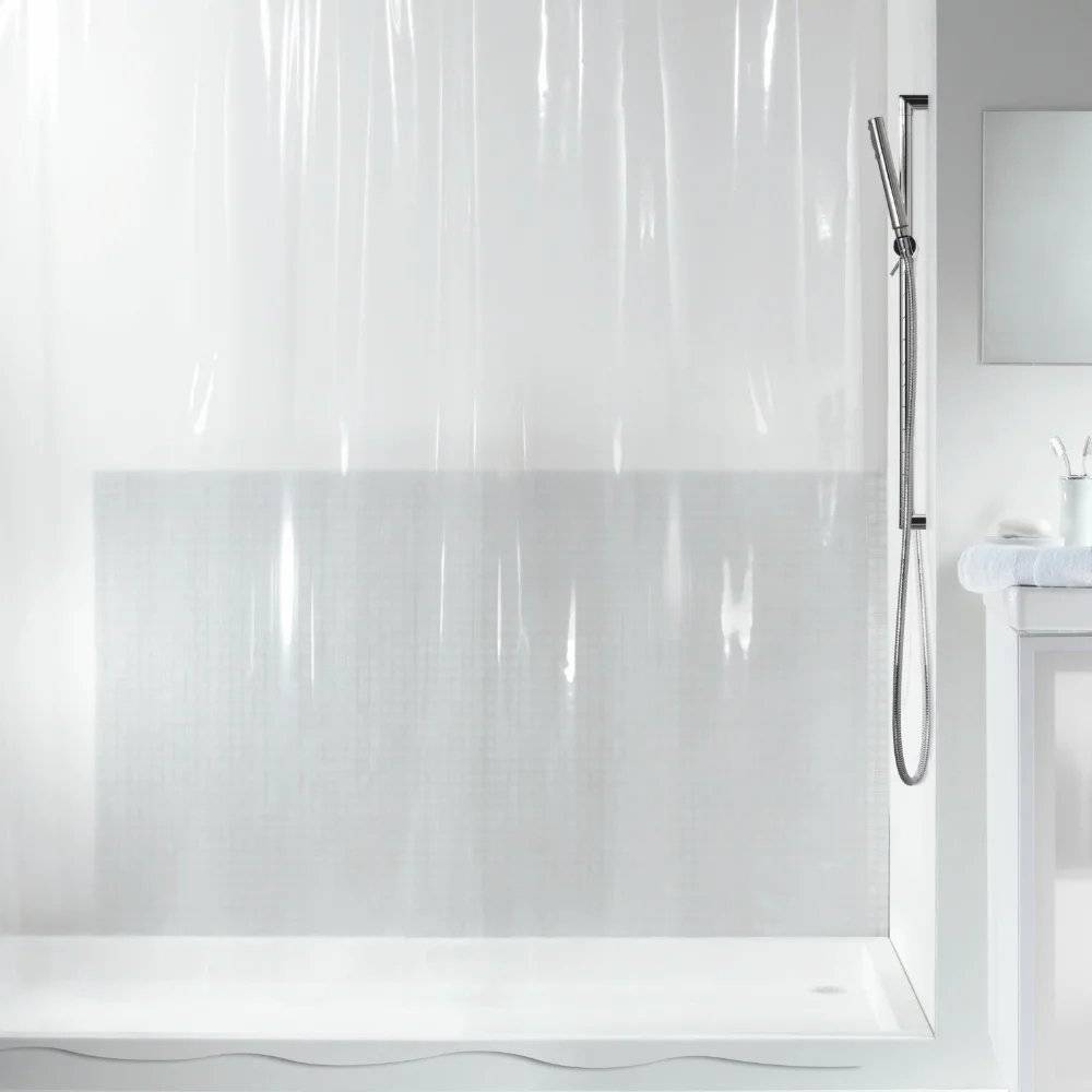 KOYΡΤΙΝΑ ΜΠΑΝΙΟΥ SPIRELLA TRANSPARENT ΠΛΑΣΤΙΚH (180Χ200CM) SPIRELLA