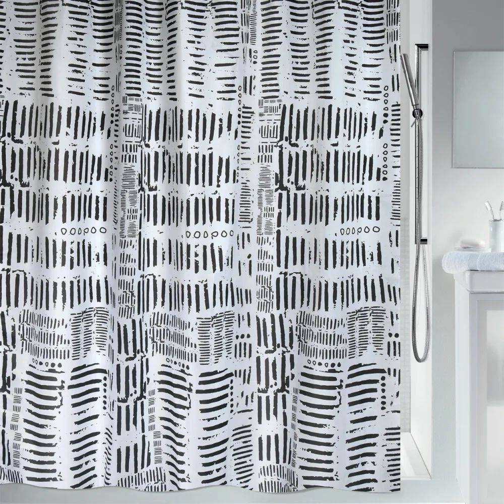 KOYΡΤΙΝΑ ΜΠΑΝΙΟΥ SPIRELLA CONNECTION ΠΟΛΥΕΣΤΕΡΑΣ (180Χ200CM) SPIRELLA