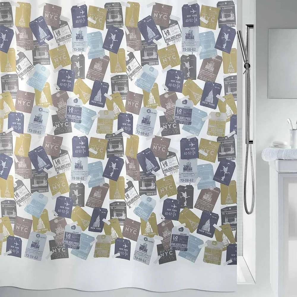 KOYΡΤΙΝΑ ΜΠΑΝΙΟΥ SPIRELLA TRAVEL ΠΟΛΥΕΣΤΕΡΑΣ (180Χ200CM)