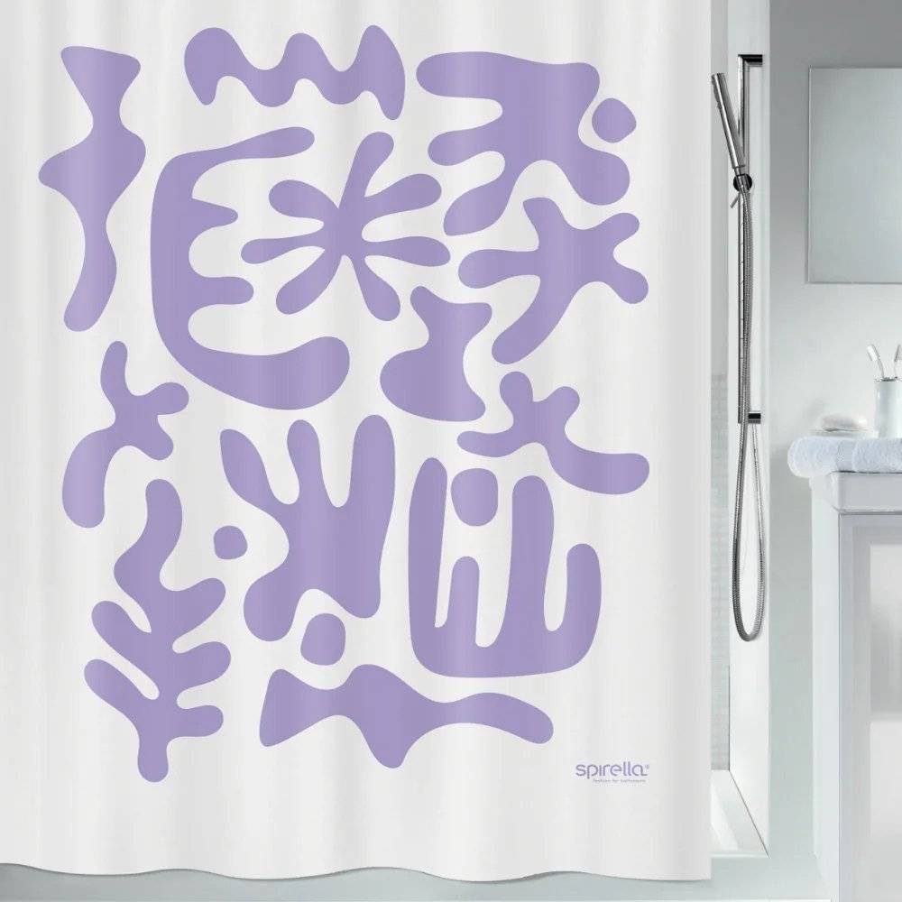 SPIRELLA KOYΡΤΙΝΑ ΜΠΑΝΙΟΥ SPIRELLA DOLLY ΠΟΛΥΕΣΤΕΡΑΣ (180Χ200CM)