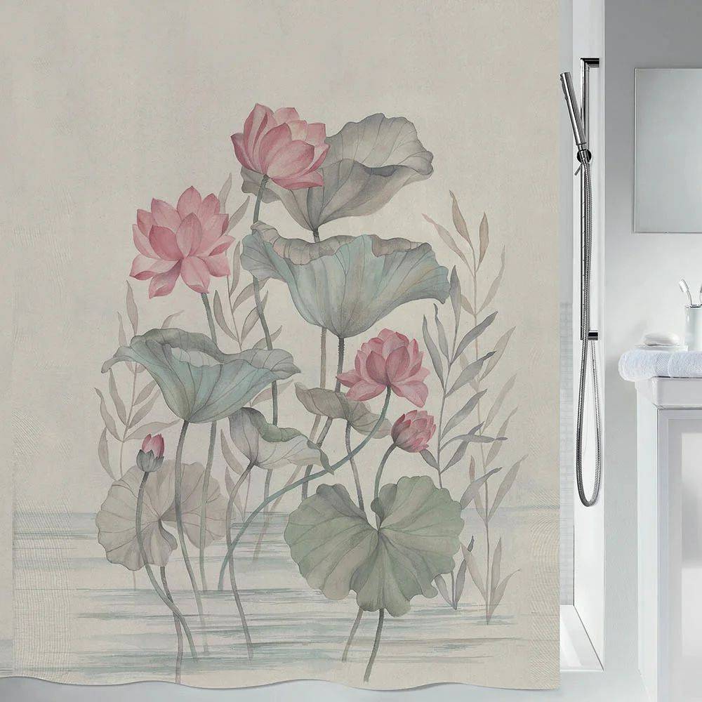 KOYΡΤΙΝΑ ΜΠΑΝΙΟΥ SPIRELLA JAYA ΠΟΛΥΕΣΤΕΡΑΣ (180Χ200CM) SPIRELLA