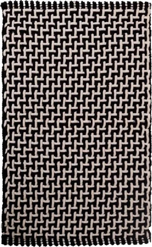 ΧΑΛΑΚΙ ΜΠΑΝΙΟΥ RAINBOW PLEKTO ΒΑΜΒΑΚΕΡΟ ΜΑΥΡΟ (50X80CM)