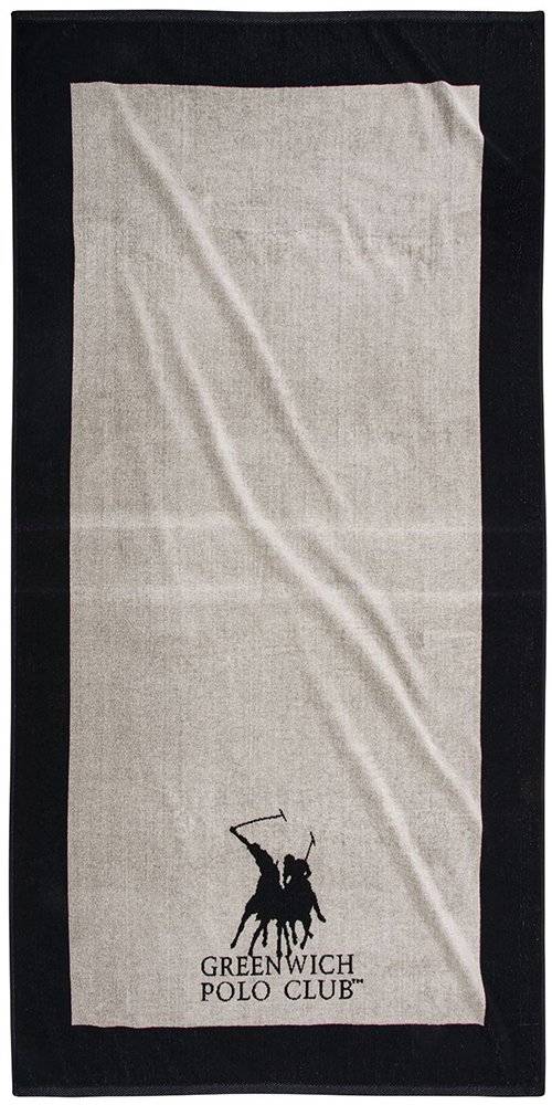 ΠΕΤΣΕΤΑ ΘΑΛΑΣΣΗΣ GREENWICH POLO CLUB 3858 ΕΚΤΟΥ-ΜΑΥΡΟ (90Χ180CM) GREENWICH POLO CLUB