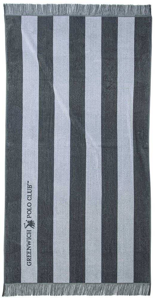 GREENWICH POLO CLUB ΠΕΤΣΕΤΑ ΘΑΛΑΣΣΗΣ GREENWICH POLO CLUB 3726 ΓΚΡΙ-ΛΕΥΚΟ (90Χ170CM)