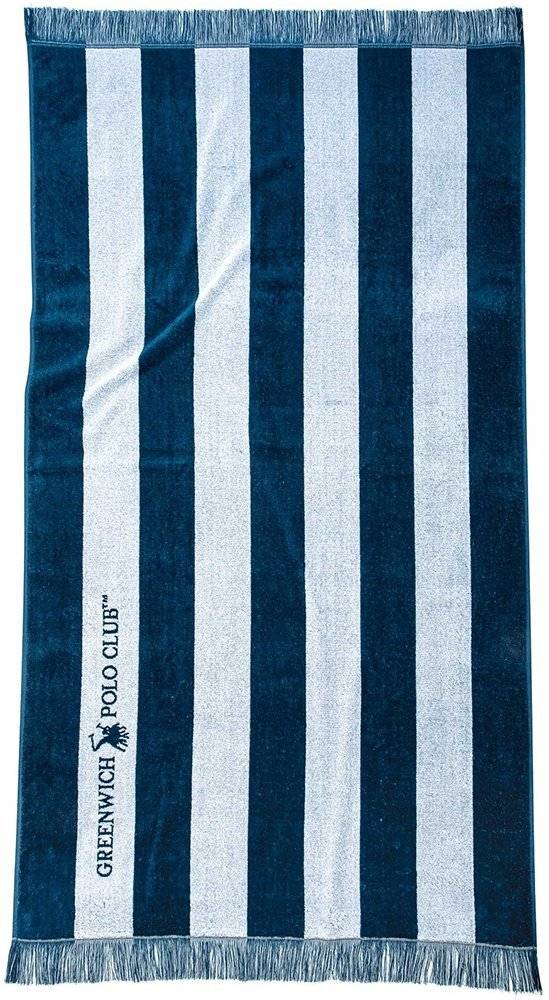 ΠΕΤΣΕΤΑ ΘΑΛΑΣΣΗΣ GREENWICH POLO CLUB 3725 ΜΠΛΕ-ΛΕΥΚΟ (90Χ170CM)