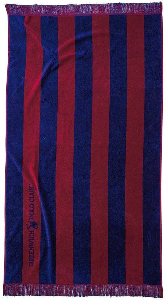 GREENWICH POLO CLUB ΠΕΤΣΕΤΑ ΘΑΛΑΣΣΗΣ GREENWICH POLO CLUB 3724 ΜΠΛΕ-ΚΟΚΚΙΝΟ (90Χ170CM)